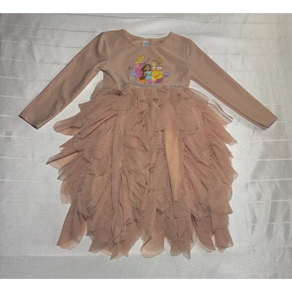 Joe Fresh Disney Princess Dress Size 5T Dress Up Play Peach Belle Jazmine - Picture 4 of 10
